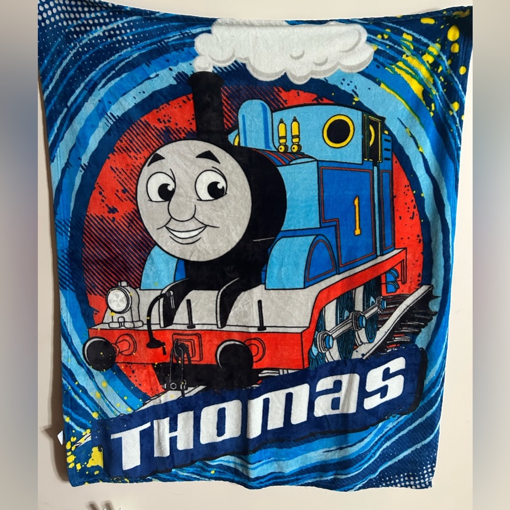 Thomas the Tank Engine Blanket 100% Polyester Very Soft Train 2015
